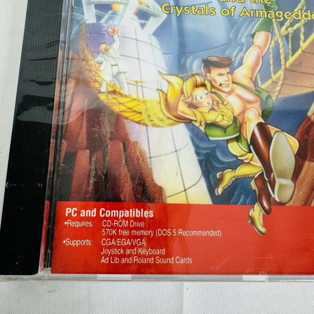 Guy Spy & The Crystals Of Armageddon (PC-Dos, CD-Rom, Jewel Case) BRAND NEW 1991